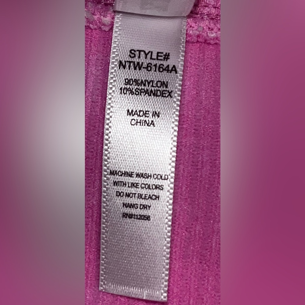 NWT Zenana Candy Pink Ribbed Seamless Cropped Tank –Washed Finish-Multiple Sizes - Picture 8 of 10